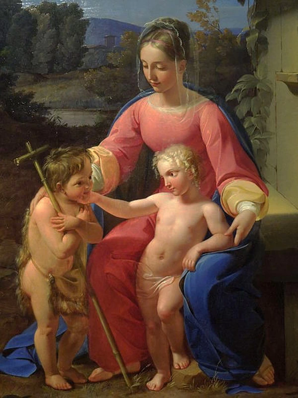 Maria con Gesù e il giovane Giovanni Battista - Galleria Nazionale di Praga